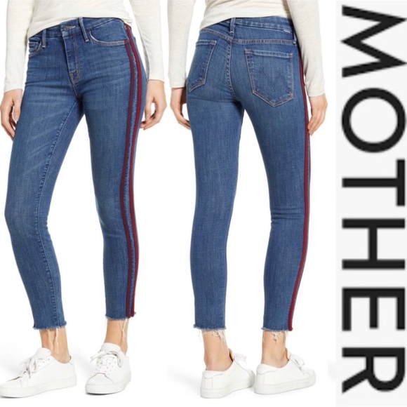MOTHER Denim - MOTHER Looker Ankle Fray Jeans | Racer Wash